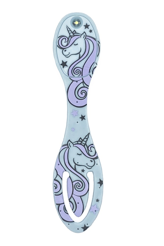 506021301664496WMDBieoqQNZ Flexilight Leselicht (Einhorn) - 2 in 1 Leselampe & Lesezeichen - Geschenk für Leser, Buchliebhaber - Deutsche Ausgabe