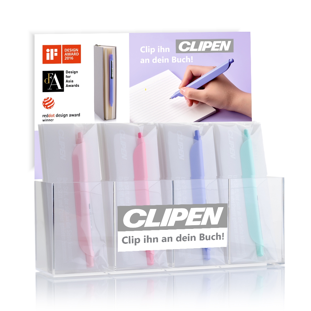 Clipen Acryldisplay für 4 Motive