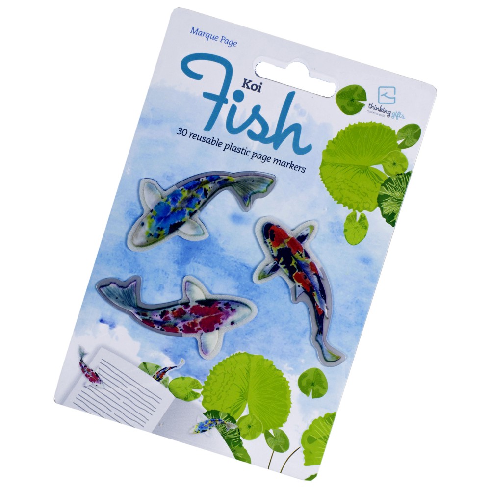 Stikki Marks Koi Fish - 30 Mini-Lesezeichen