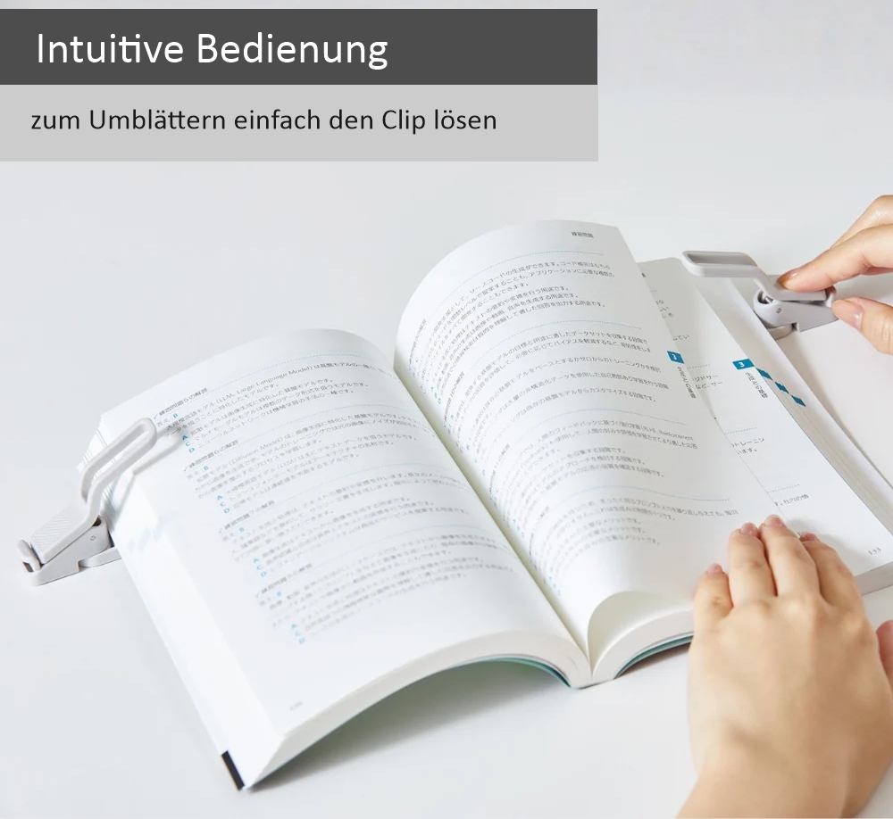 Twip Buchhalter (Blau) verstellbarer Book Clip | by KING JIM