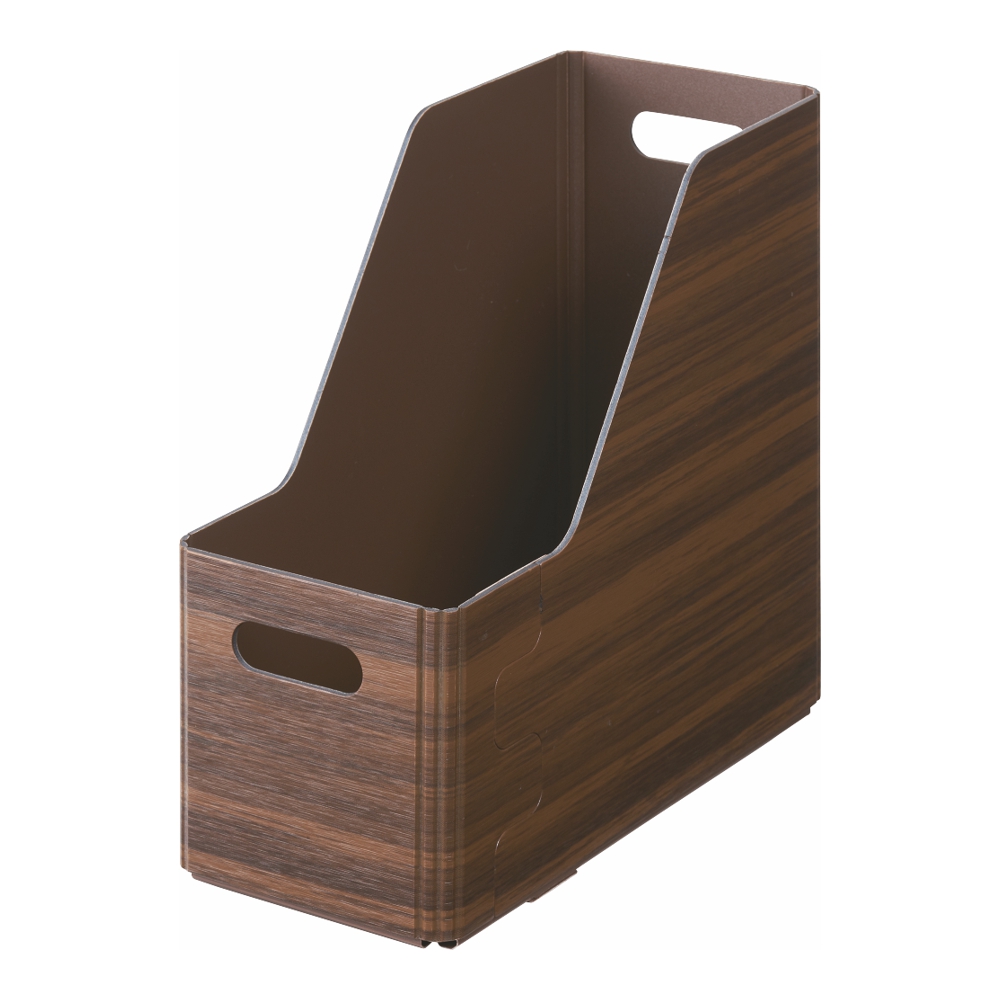 KiiNi (S Long) Stehsammler in Holzoptik (dunkelbraun)
