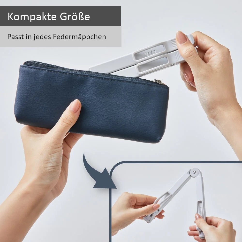 Twip Buchhalter (Blau) verstellbarer Book Clip | by KING JIM