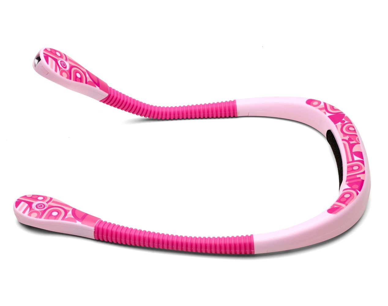 Neklite (Pink) Premium Duo-Leselicht zum Umhängen - wiederaufladbar - mit vielen Einstellungen