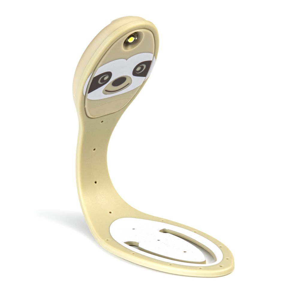 5060213019430_1 Flexilight Leselicht (Faultier) - 2 in 1 Leselampe & Lesezeichen - LED Leselicht - Geschenk für Leser, Buchliebhaber - Deutsche Ausgabe