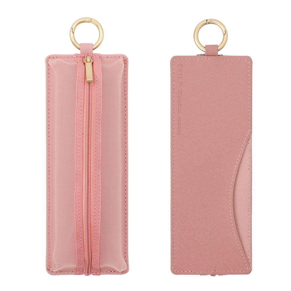 EMILY Mesh Federmäppchen (Pink) Flat Pen Case | by KING JIM