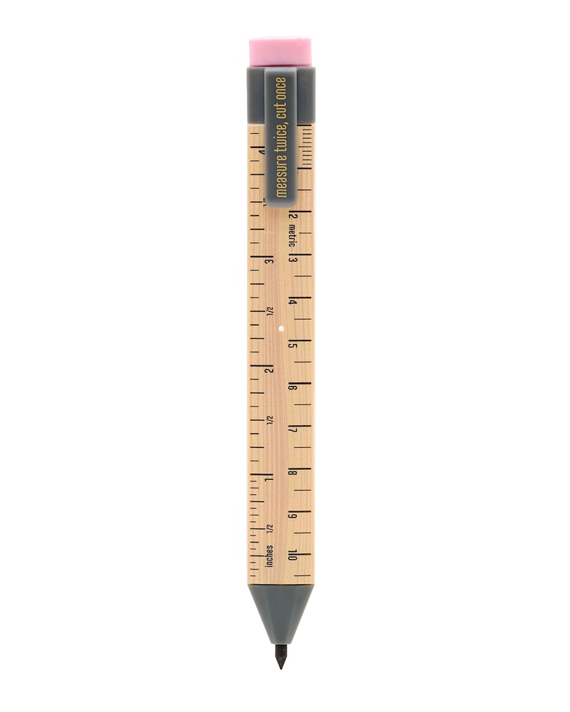 Pencilmark Lineal - Der superdünne Bleistift mit Infinity-Mine