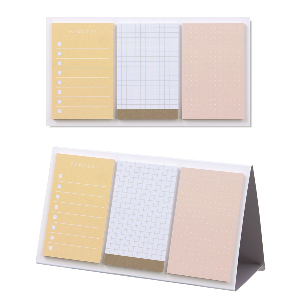 EMILY Sticky Notes Set (Memo 01 Sandfarben) Haftnotitzen | by KING JIM