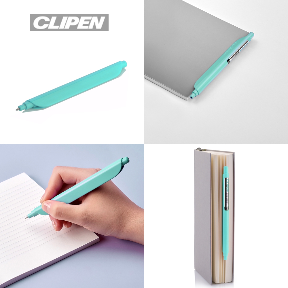 CLIPEN (Pistachio Green) Gelschreiber mit Clip