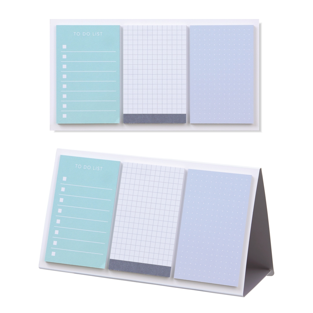 EMILY Sticky Notes Set (Memo 02 Pastellblau) Haftnotitzen | by KING JIM