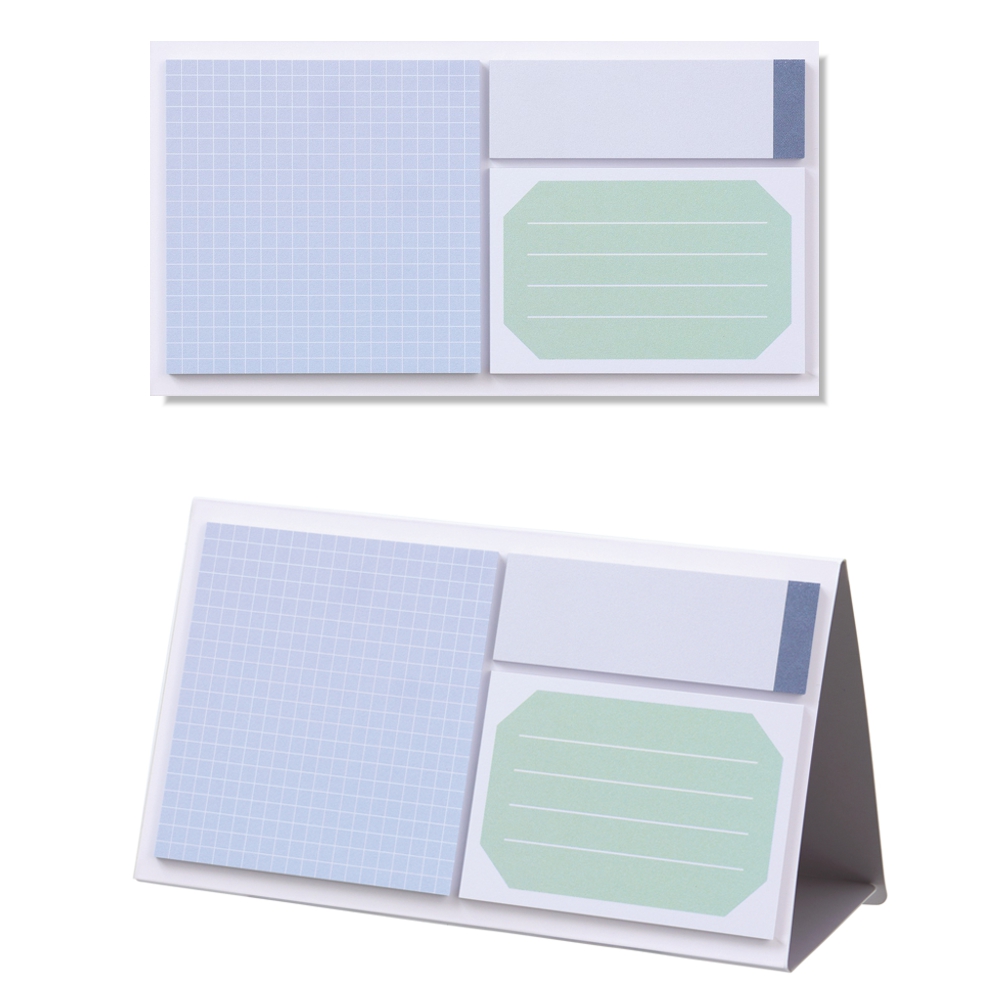 EMILY Sticky Notes Set (Assort 02 Pastellblau) Haftnotitzen | by KING JIM
